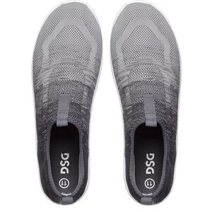 DSG Men's Knit Water Shoes Size 14 Dark And Light Gray